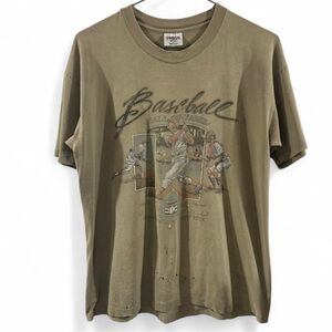 VTG, Rare Men’s Cooperstown NY Baseball Hall of Fame Graphic T-Shirt Size Large